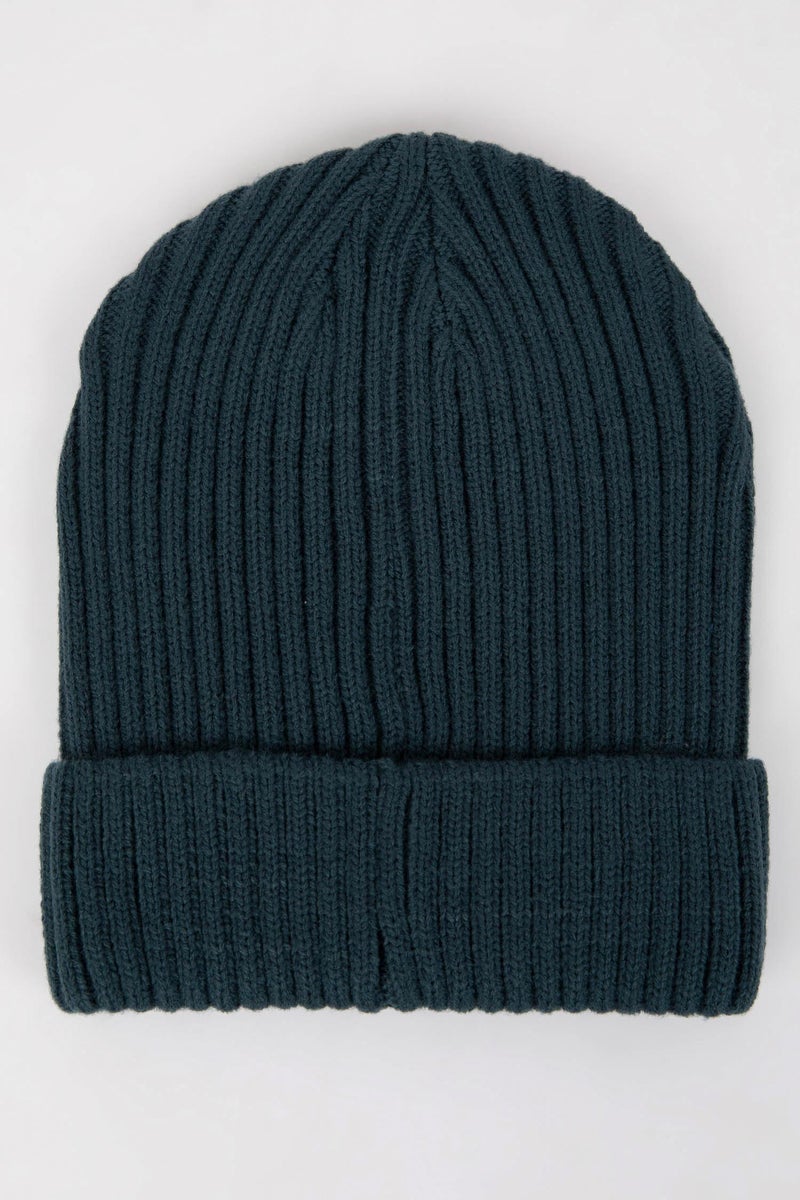 DeFacto Green Boy Boy Corduroy Knitted Beanie Casual - Image 4